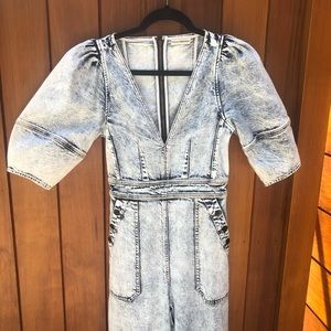 Ulla Johnson jasper denim jumpsuit